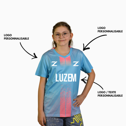 MAILLOT PR1MEKIDS TURQUOISE