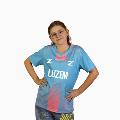 MAILLOT PR1MEKIDS TURQUOISE