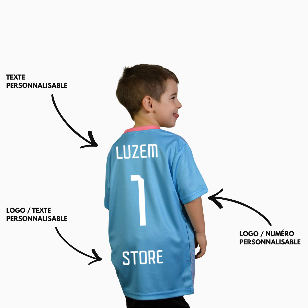 MAILLOT PR1MEKIDS TURQUOISE