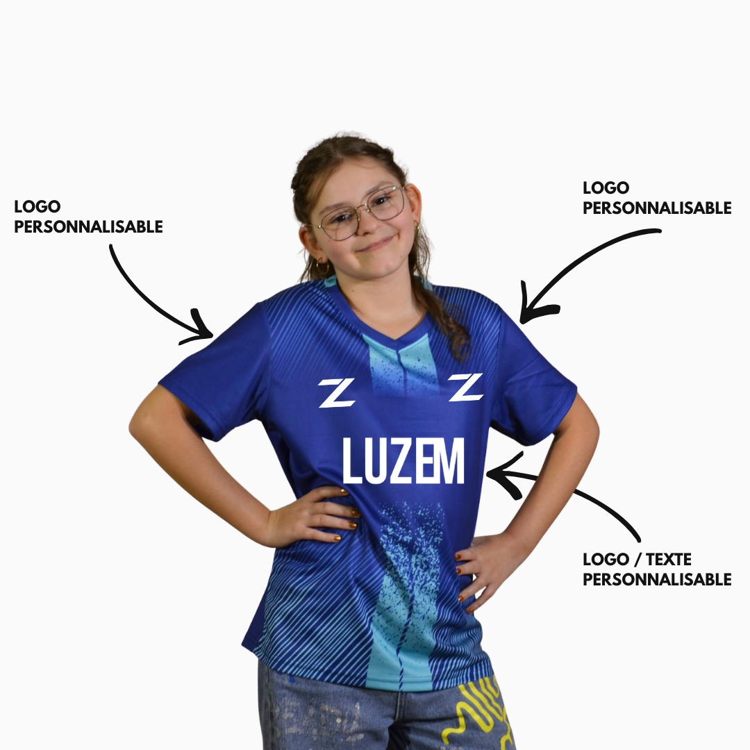 MAILLOT PR1MEKIDS BLEU